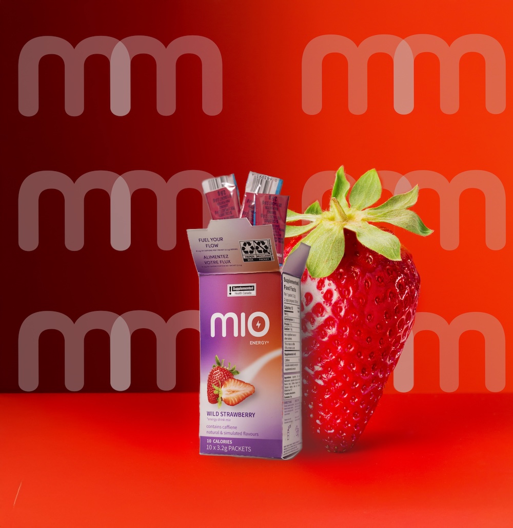 Mio Energy Drink packaging visual
